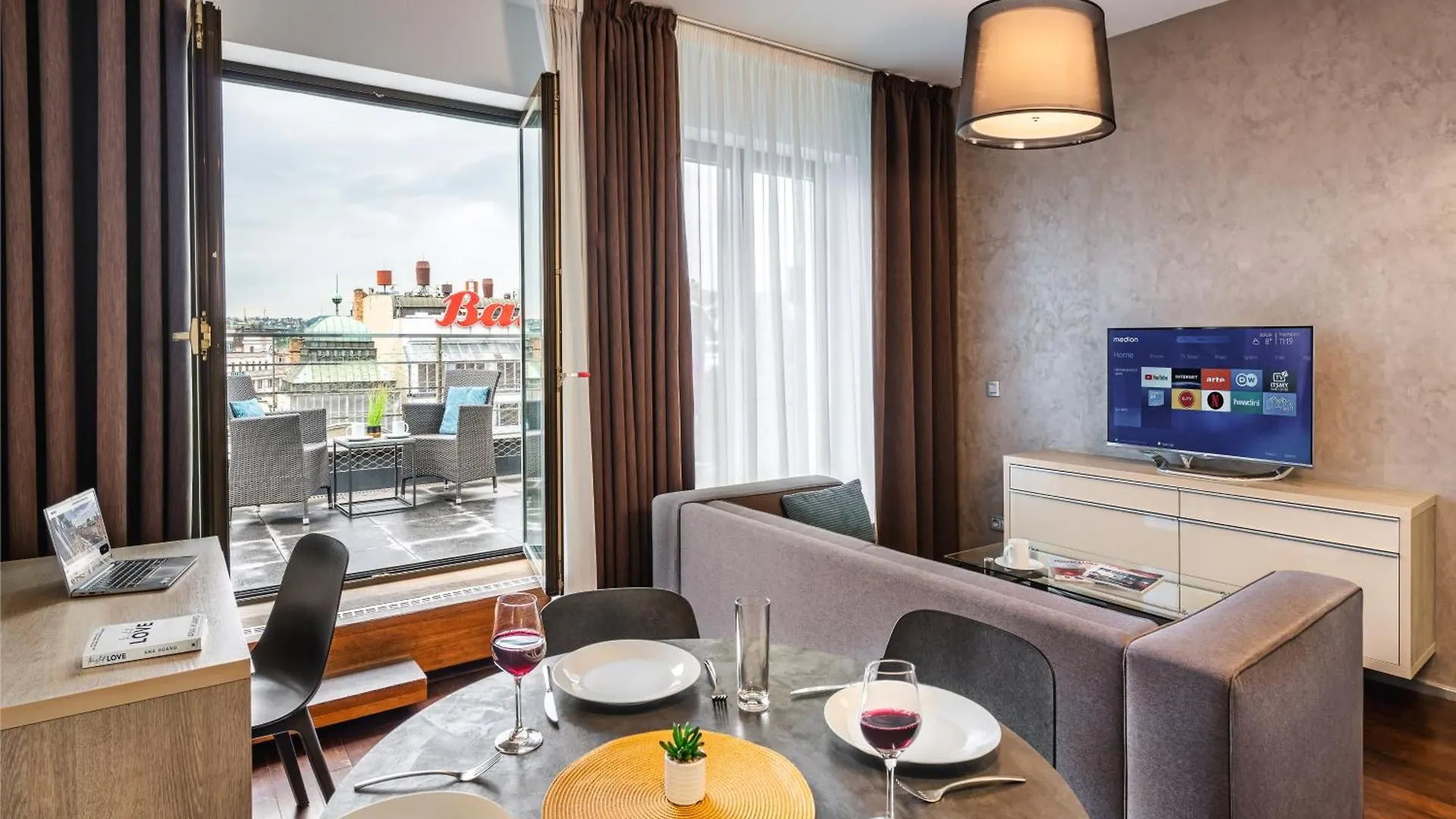 Vn3 Terraces Suites By Adrez Prague Aparthotel